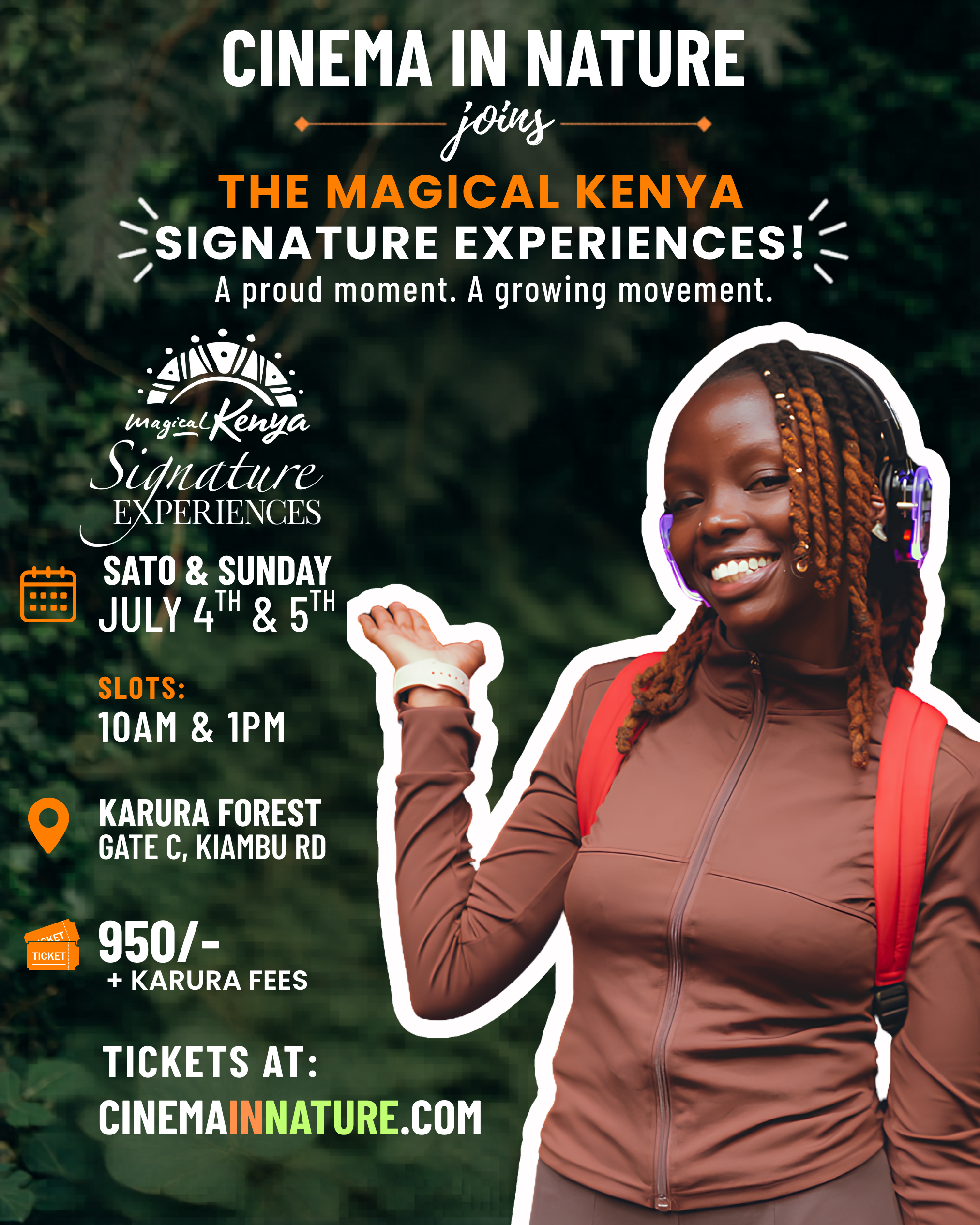 Cinema in Nature -  A Magical Kenya Signature Experience