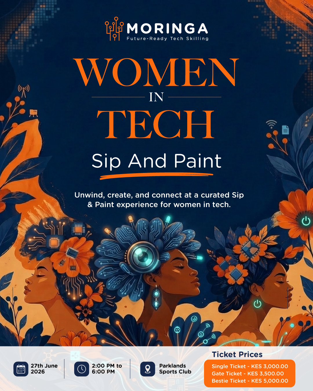 Women in Tech: Sip n Paint