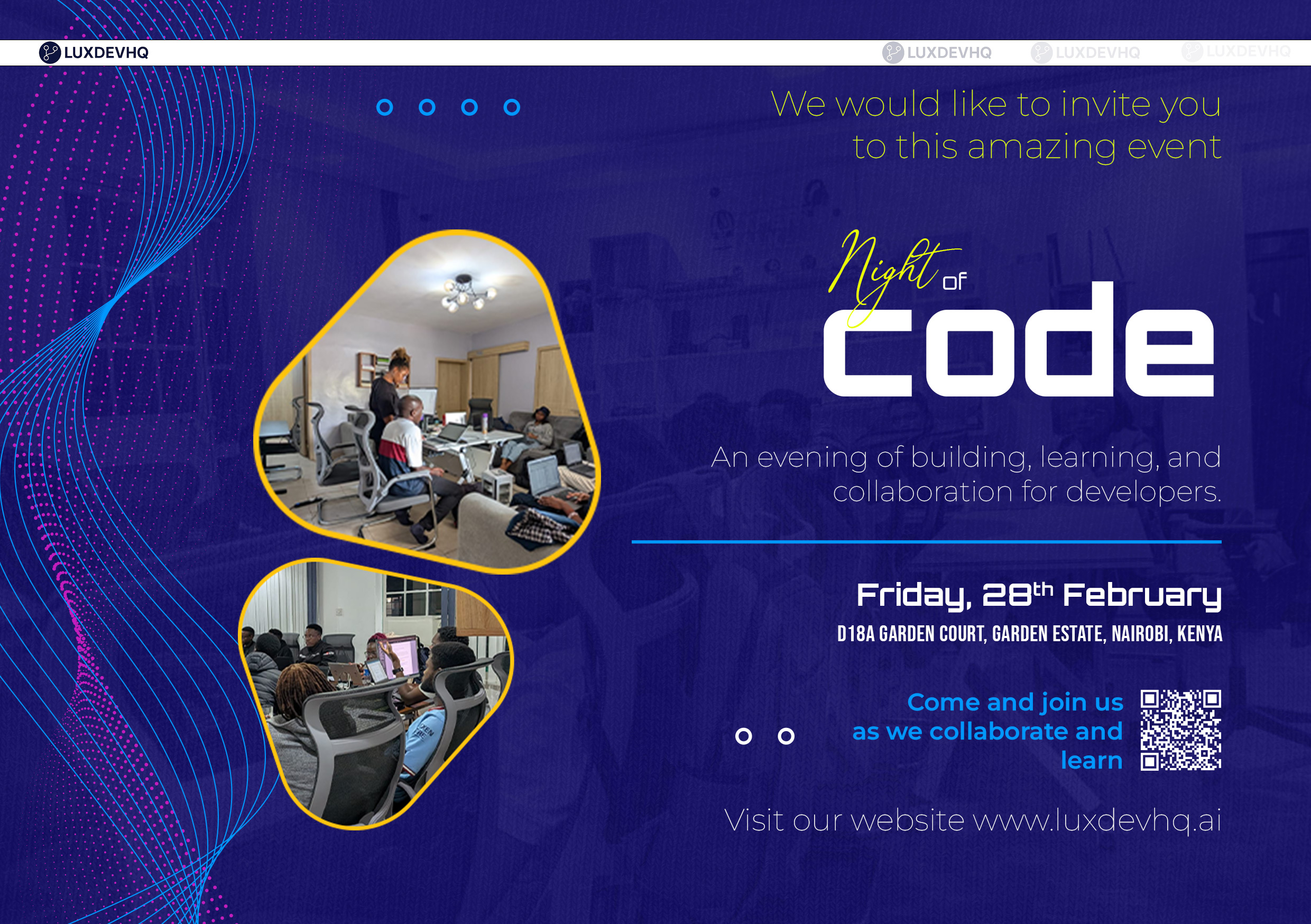 LuxDevHQ Night of Code – February: Build a Portfolio-Worthy Project