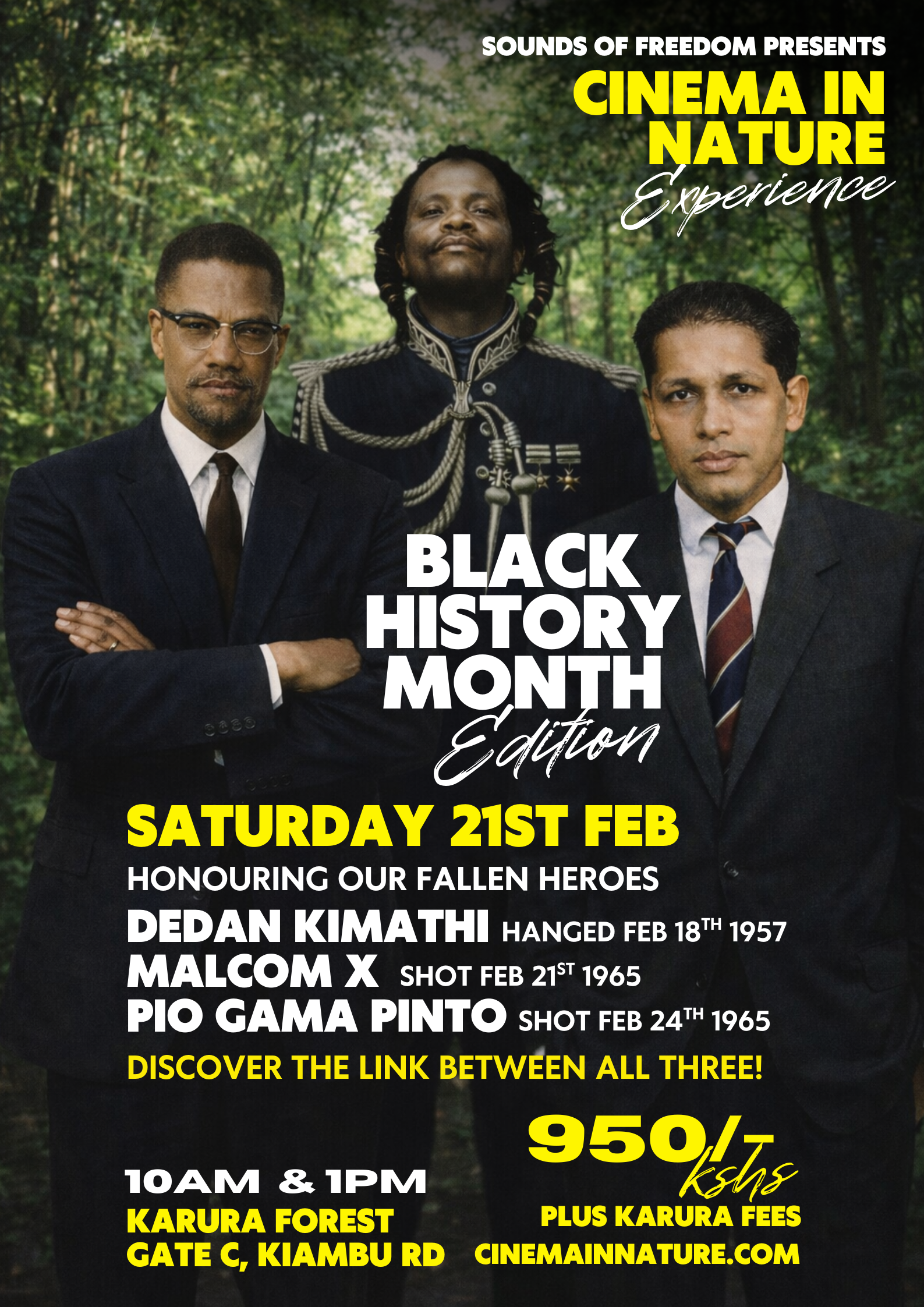 Cinema in Nature ( Black History Month)