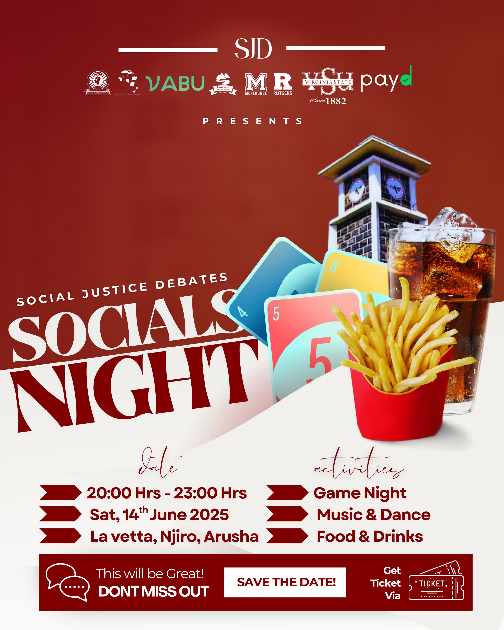 SJD Socials Night